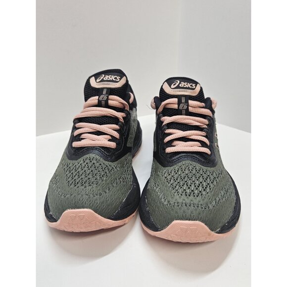 ASICS GT-2000 Women Sneakers Black‎ WhiteTrail Running Shoe Size 6 Green Pink - Picture 12 of 13